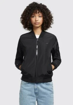 Khujo STENCE2 - Kurtka Bomber - Schwarz