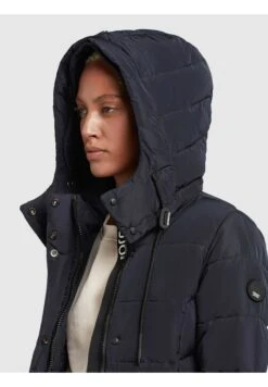 Khujo CUPS - Płaszcz Zimowy - Dunkelblau -Khujo 02c9ab43718541f5ad43d37eb90afb1c