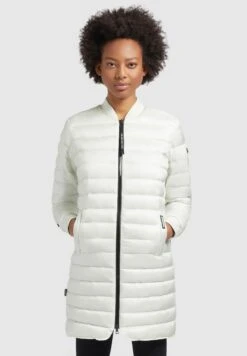 Khujo GRETA SHINY - Płaszcz Zimowy - Cremeweiß