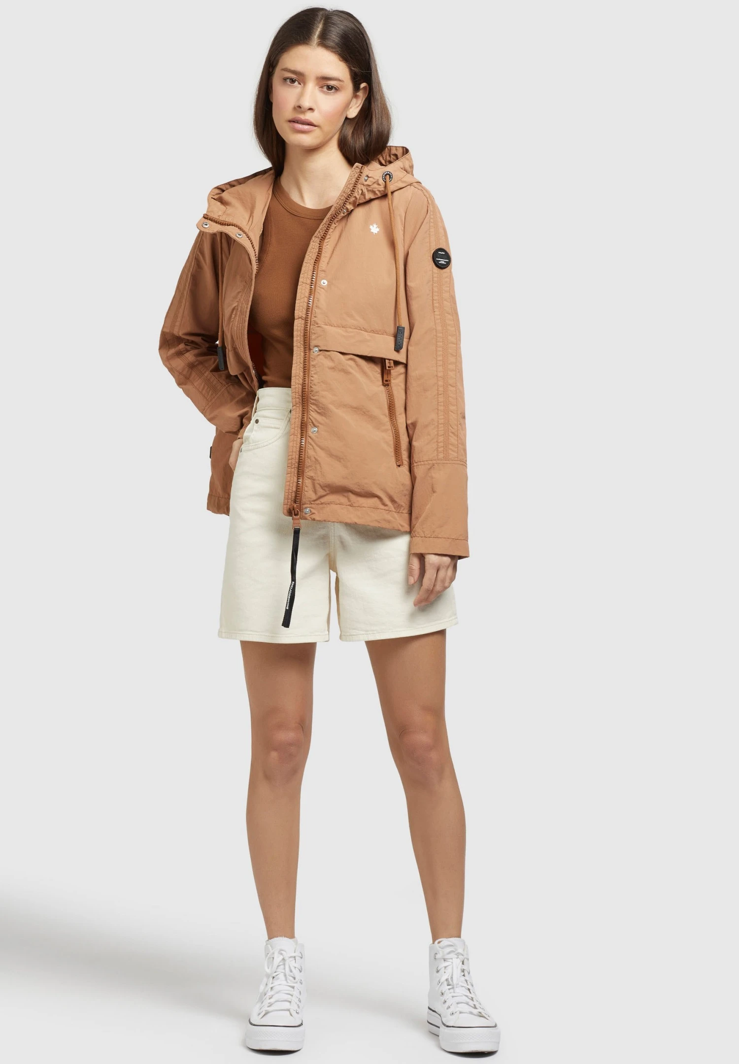 Khujo ZAHIRA3 - Kurtka Wiosenna - Toffee 2 Khujo ZAHIRA3 - Kurtka Wiosenna - Toffee - obrazek 2