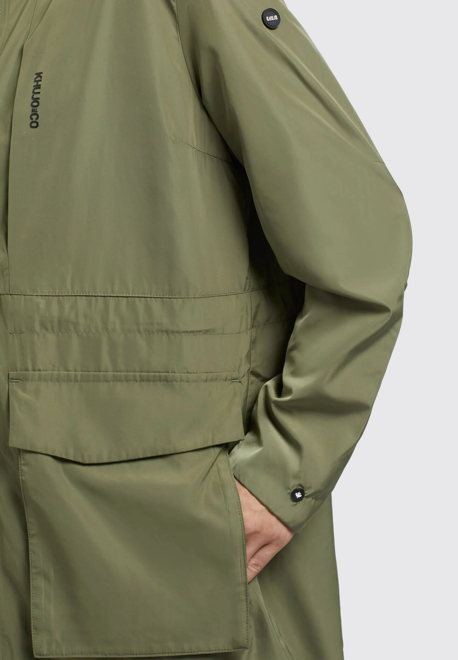 Khujo Mantel GING - Krótki Płaszcz - Olivgrün 6 Khujo Mantel GING - Krótki Płaszcz - Olivgrün - obrazek 6