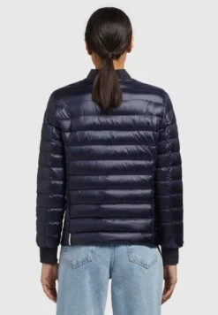 Khujo MAUDE SHINY - Kurtka Bomber - Dunkelblau -Khujo 09b08535c1c547acbfff7dbf78d5634a