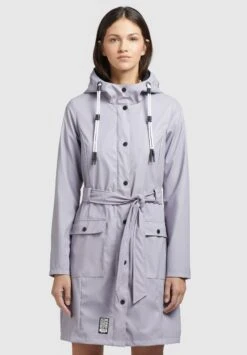 Khujo GLENNA - Kurtka Przeciwdeszczowa - Flieder