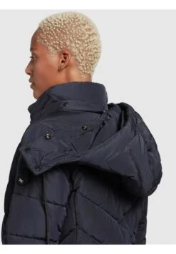 Khujo CUPS - Płaszcz Zimowy - Dunkelblau -Khujo 0de97871037b46a0a8fbfb8933818112