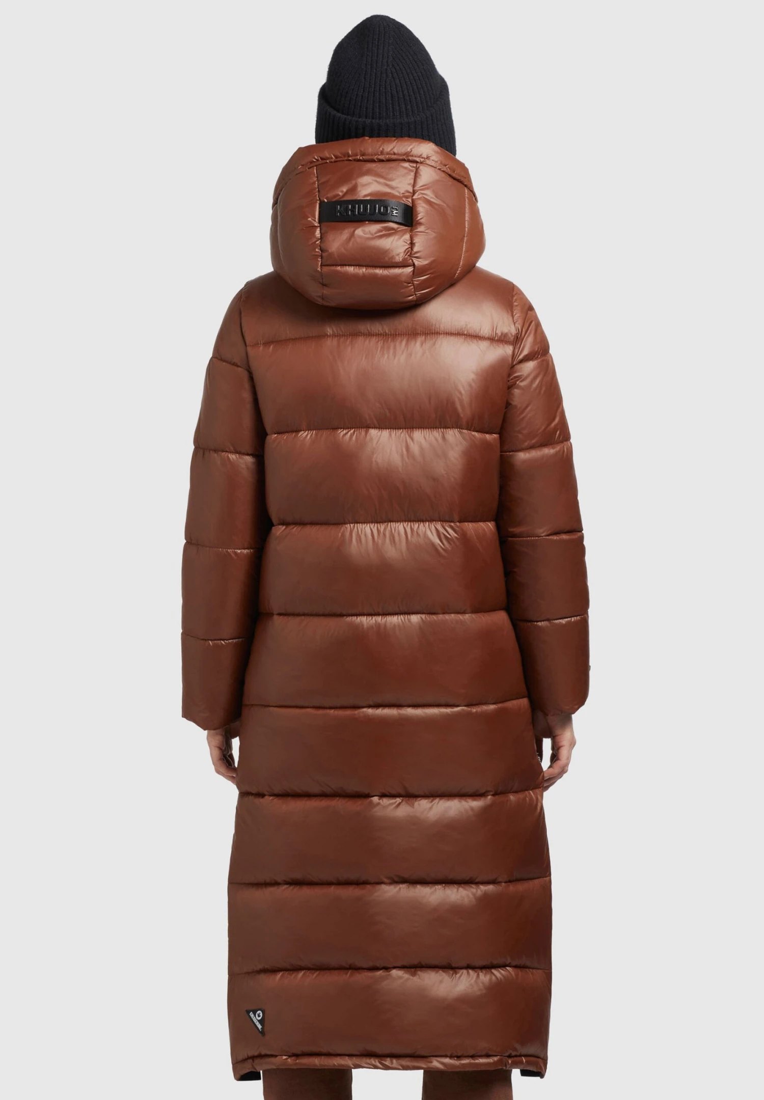 Khujo EMORIA SHINY - Płaszcz Zimowy - Kastanie 3 Khujo EMORIA SHINY - Płaszcz Zimowy - Kastanie - obrazek 3