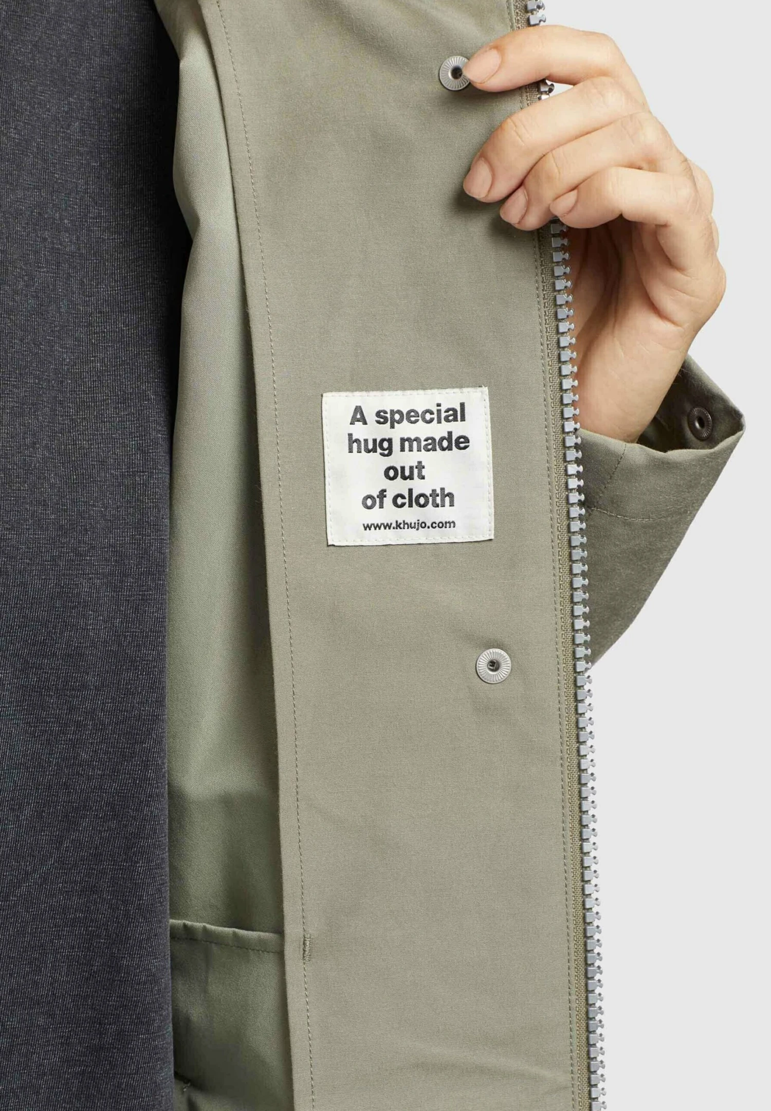 Khujo ARTISA - Parka - Graugrün 7 Khujo ARTISA - Parka - Graugrün - obrazek 7