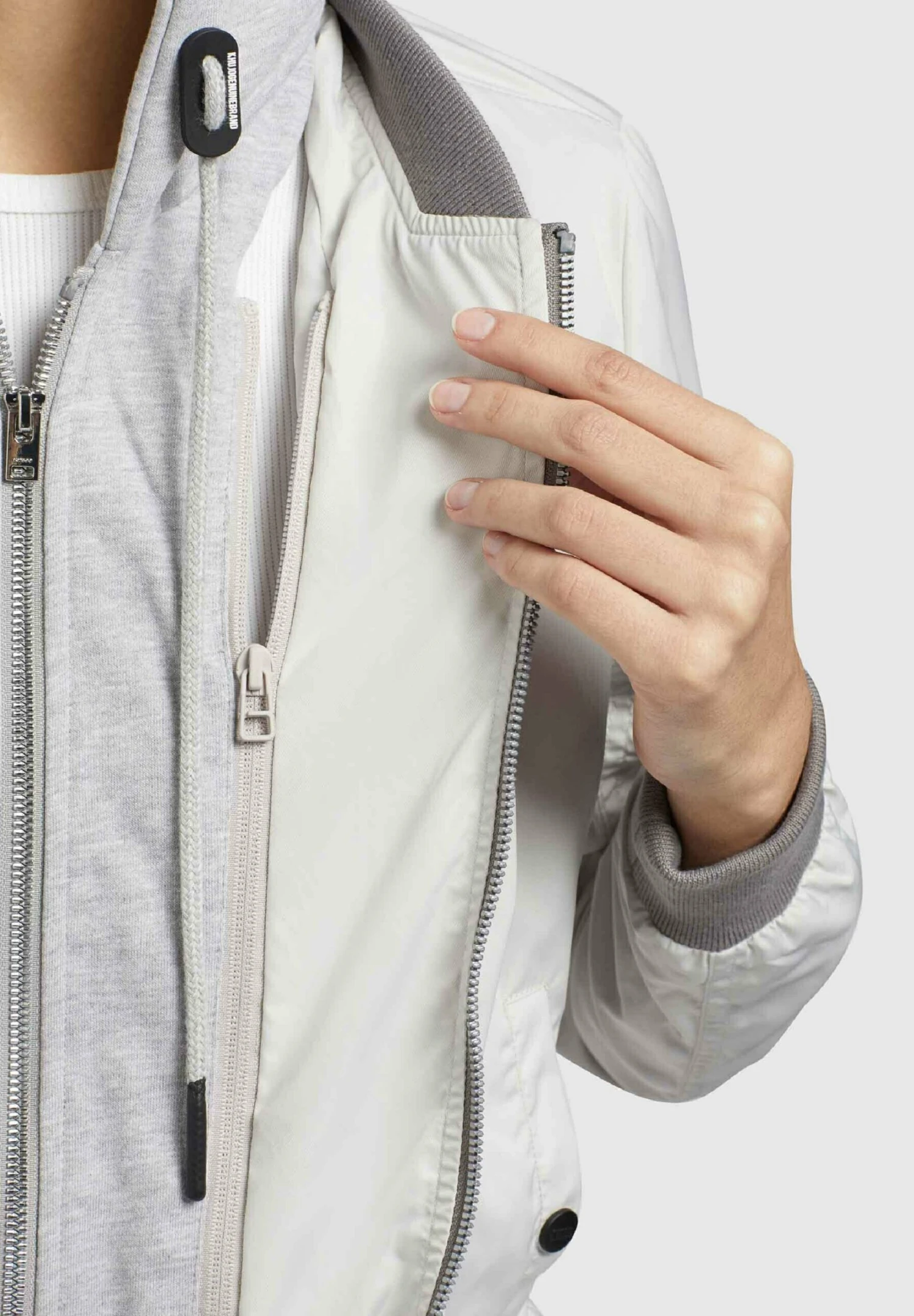 Khujo PERSEE - Kurtka Wiosenna - Hellgrau 6 Khujo PERSEE - Kurtka Wiosenna - Hellgrau - obrazek 6