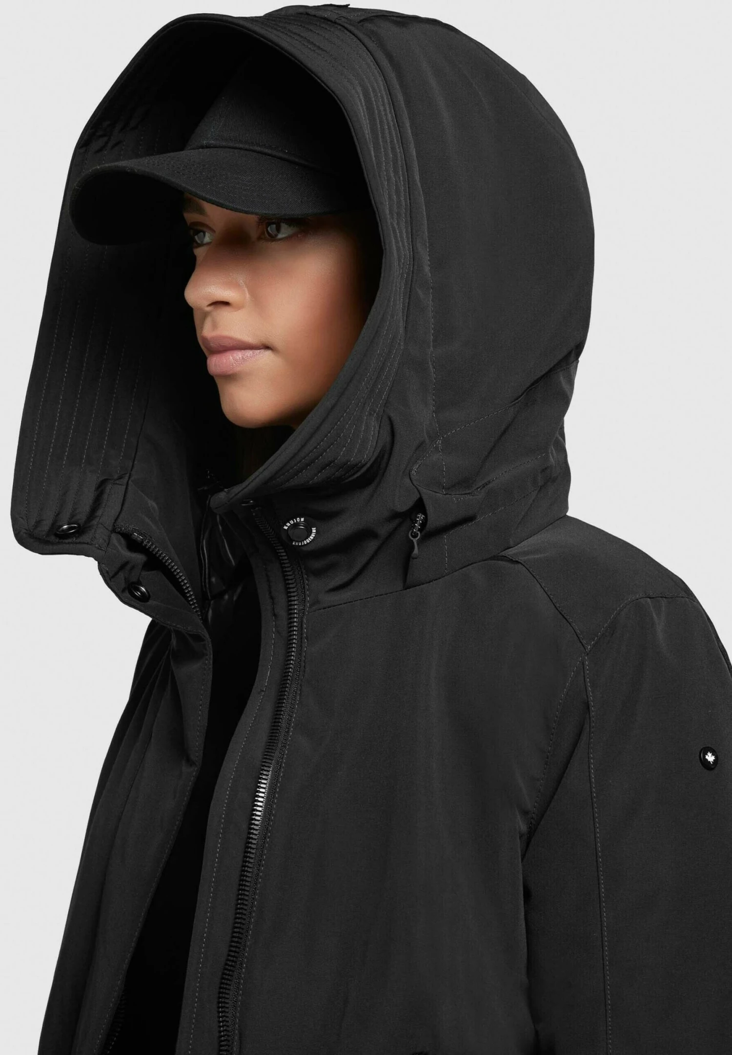 Khujo VIONA3 - Płaszcz Zimowy - Schwarz 6 Khujo VIONA3 - Płaszcz Zimowy - Schwarz - obrazek 6