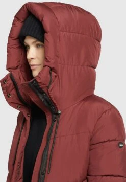 Khujo SHIMANTA2 - Płaszcz Zimowy - Rostrot -Khujo 1268e299904444dc96d7f0ca89893f14