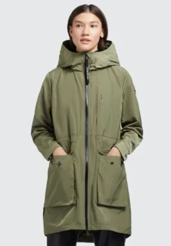 Khujo Mantel GING - Krótki Płaszcz - Olivgrün