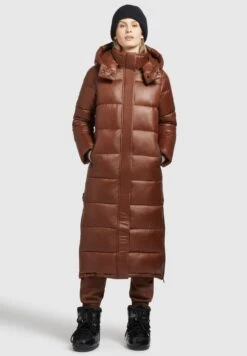 Khujo EMORIA SHINY - Płaszcz Zimowy - Kastanie 8 Khujo EMORIA SHINY - Płaszcz Zimowy - Kastanie -Khujo 13821d357f1e44388bd32cad62175316