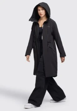 Khujo MARNIA - Kurtka Przeciwdeszczowa - Schwarz -Khujo 14f335883f6a405fa491868ee7d8a001