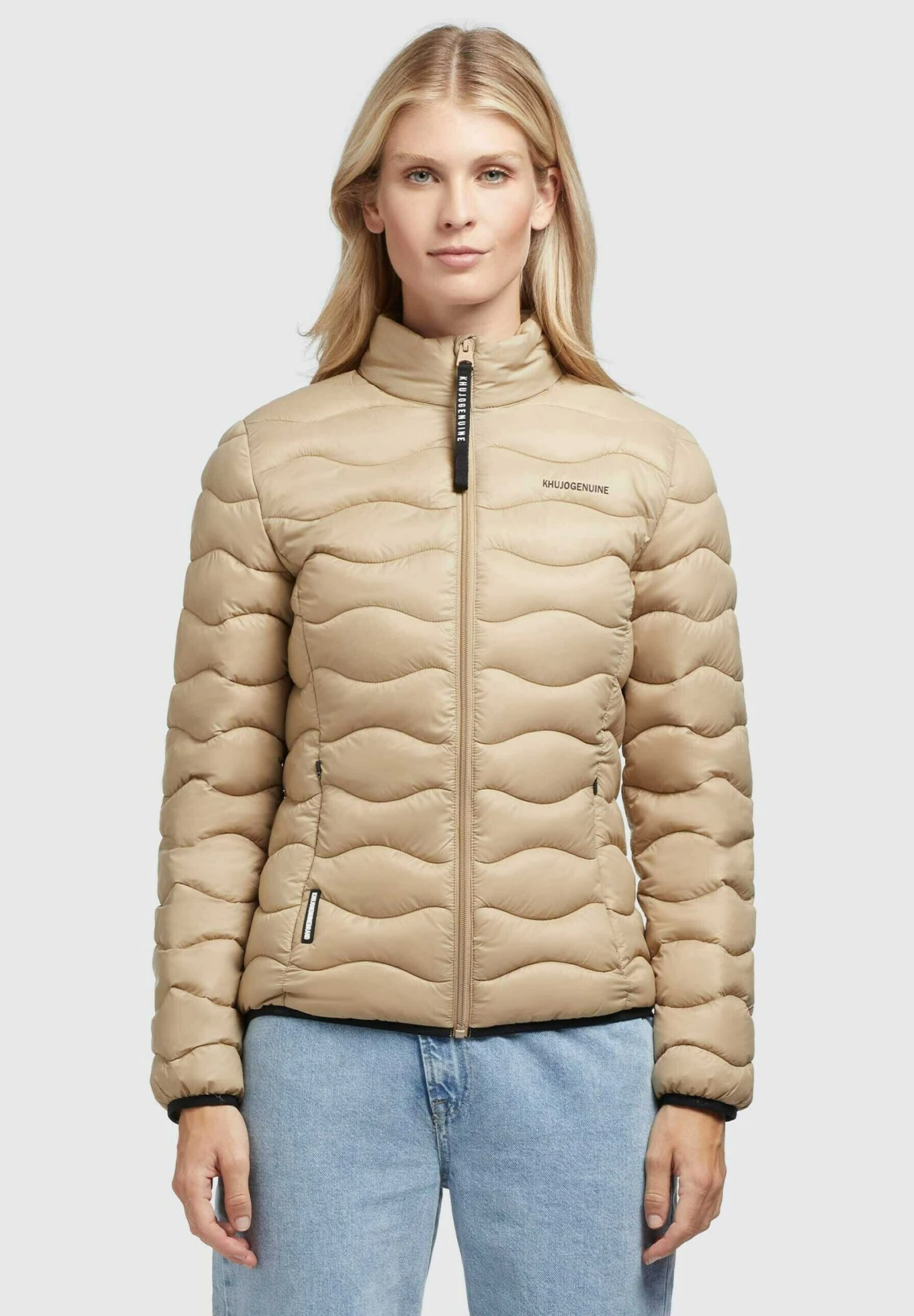 Khujo ELENI - Kurtka Przejściowa - Beige 1 Khujo ELENI - Kurtka Przejściowa - Beige