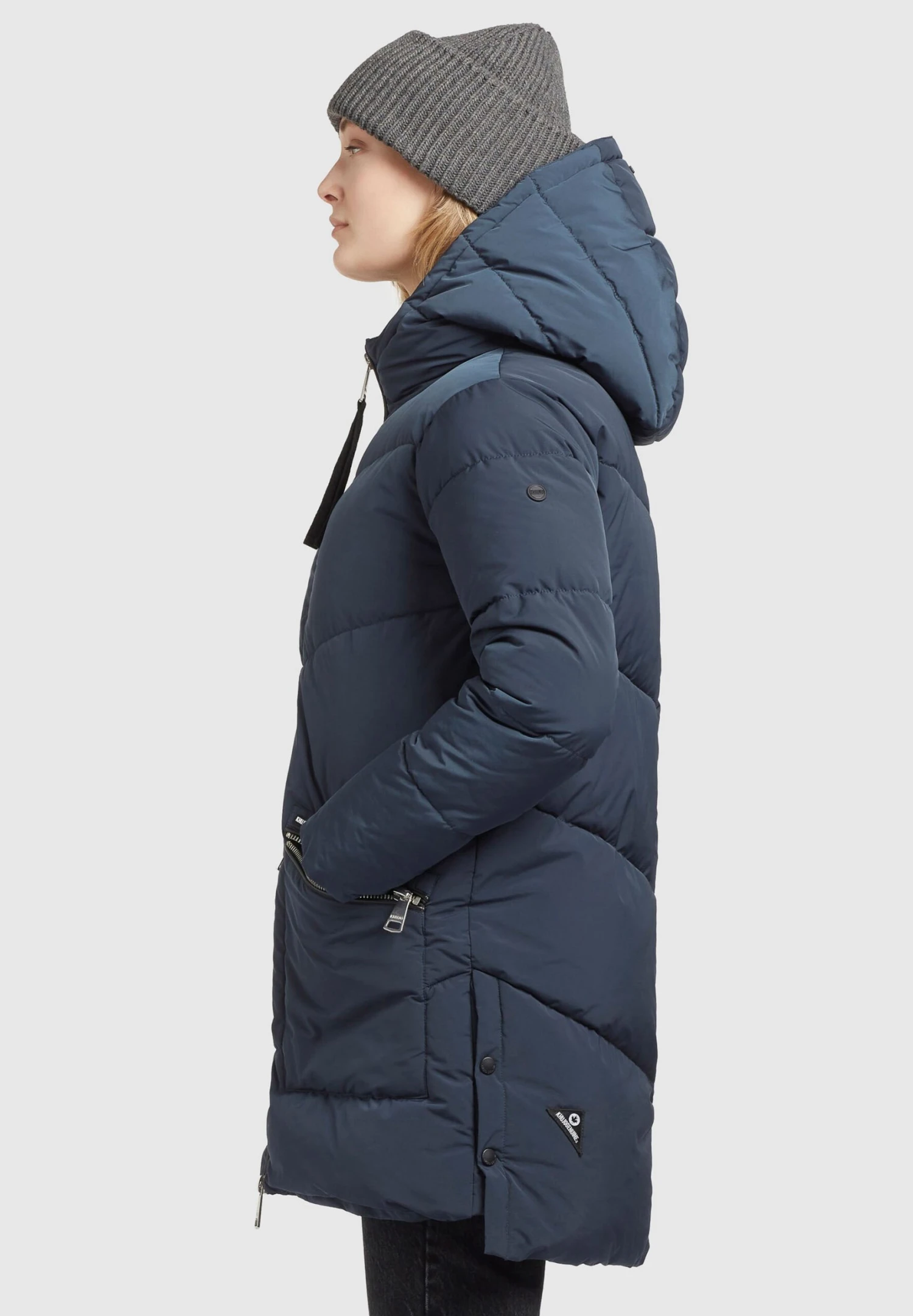 Khujo BINE - Płaszcz Zimowy - Blaugrau 4 Khujo BINE - Płaszcz Zimowy - Blaugrau - obrazek 4