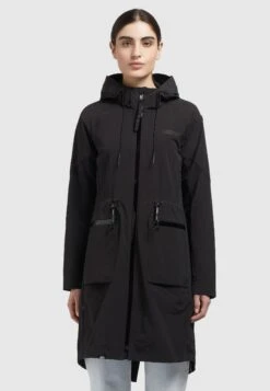 Khujo LEVANE - Kurtka Przeciwdeszczowa - Schwarz