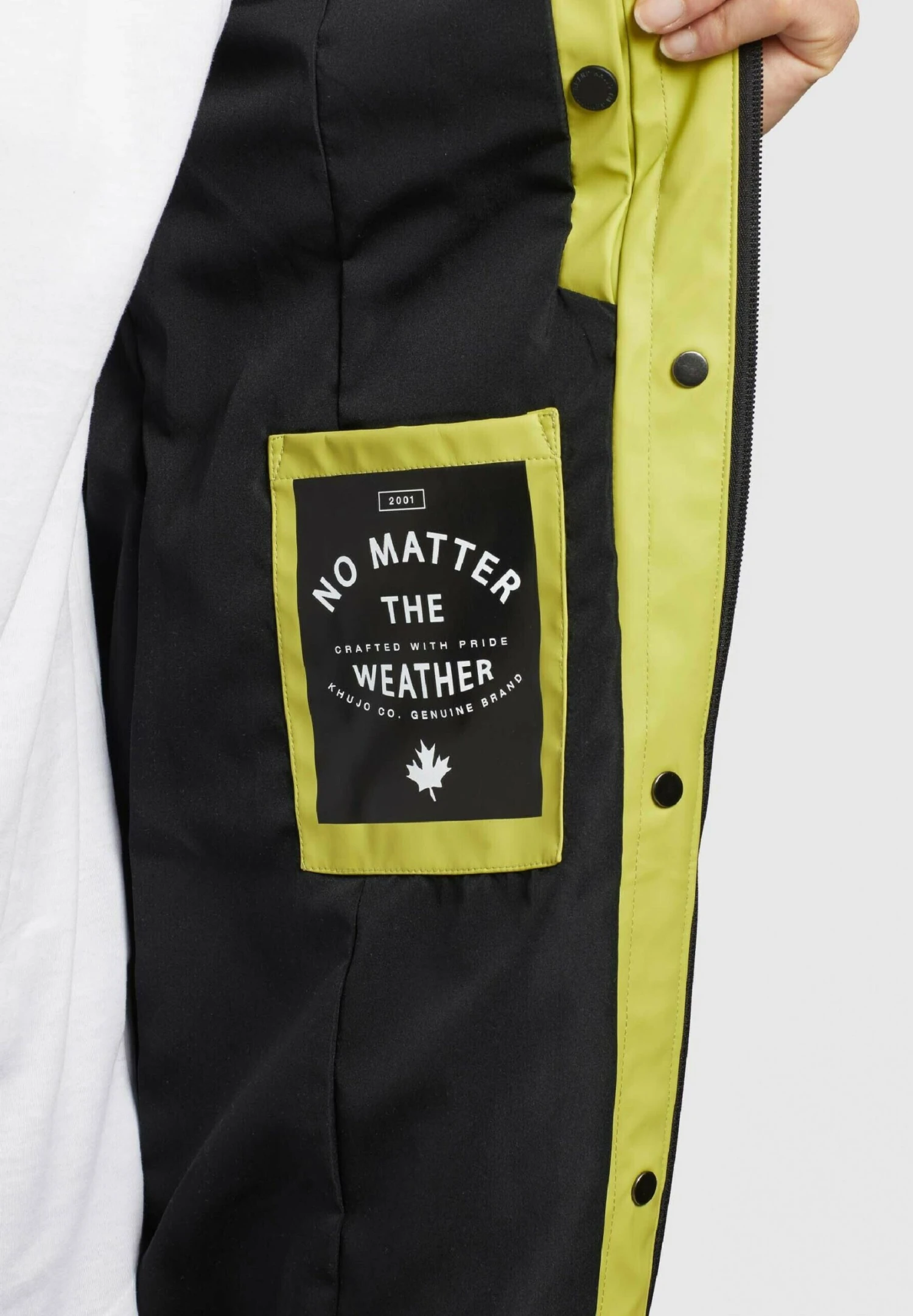 Khujo GLENNA - Kurtka Przeciwdeszczowa - Giftgrün 5 Khujo GLENNA - Kurtka Przeciwdeszczowa - Giftgrün - obrazek 5