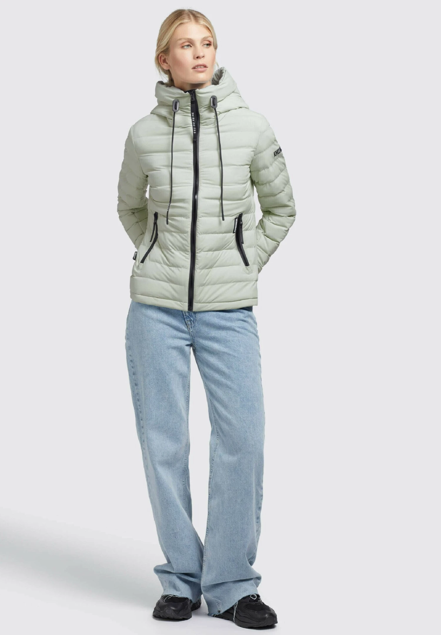 Khujo LOVINA MATT - Kurtka Zimowa - Blassgrün 2 Khujo LOVINA MATT - Kurtka Zimowa - Blassgrün - obrazek 2