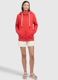 Khujo SALOMEA - Bluza Rozpinana - Rot 14 Khujo SALOMEA - Bluza Rozpinana - Rot -Khujo 2035a8e1da3c4bd0a235bd929278c1b6