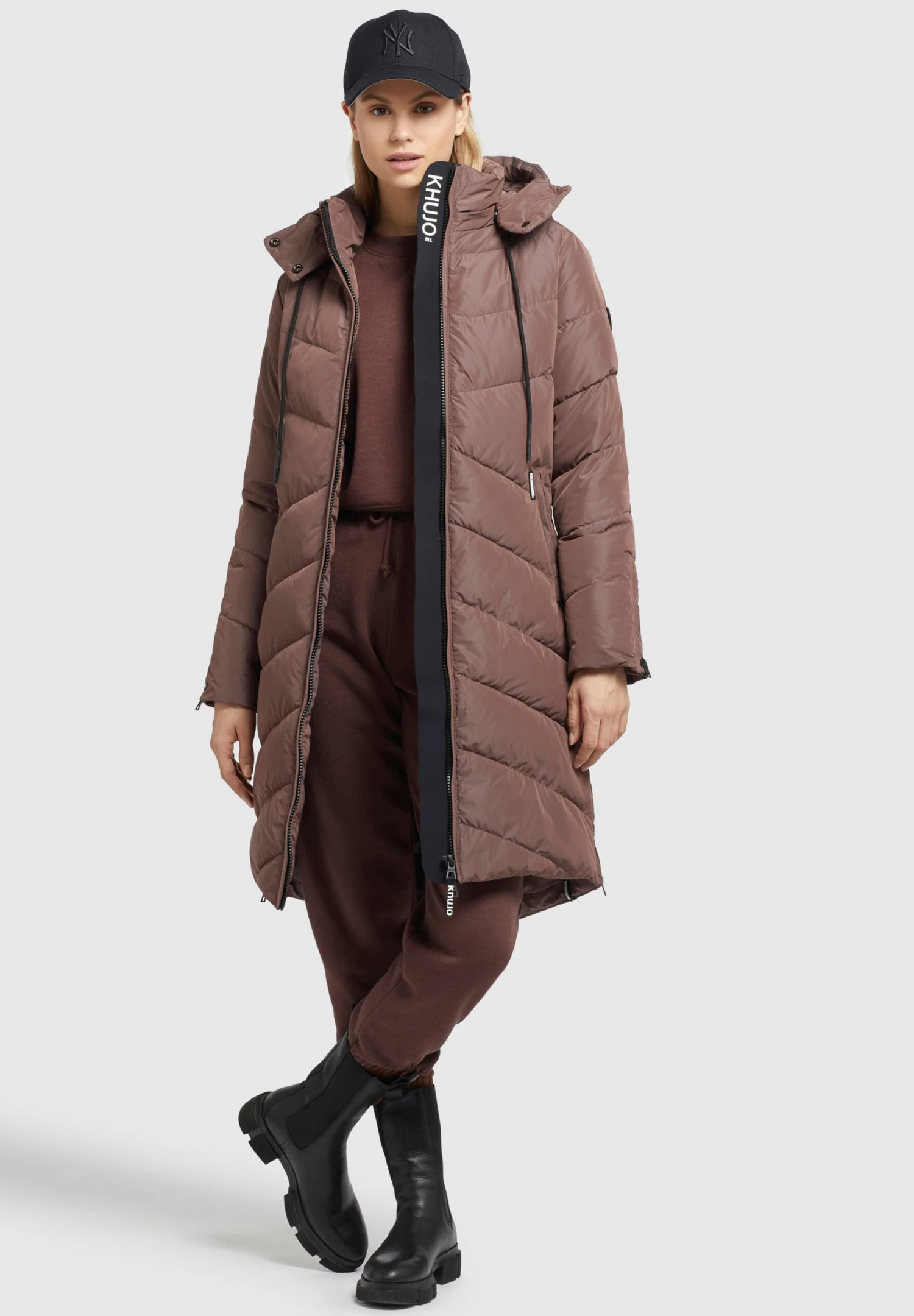 Khujo HUBA - Płaszcz Zimowy - Altrosa 2 Khujo HUBA - Płaszcz Zimowy - Altrosa - obrazek 2