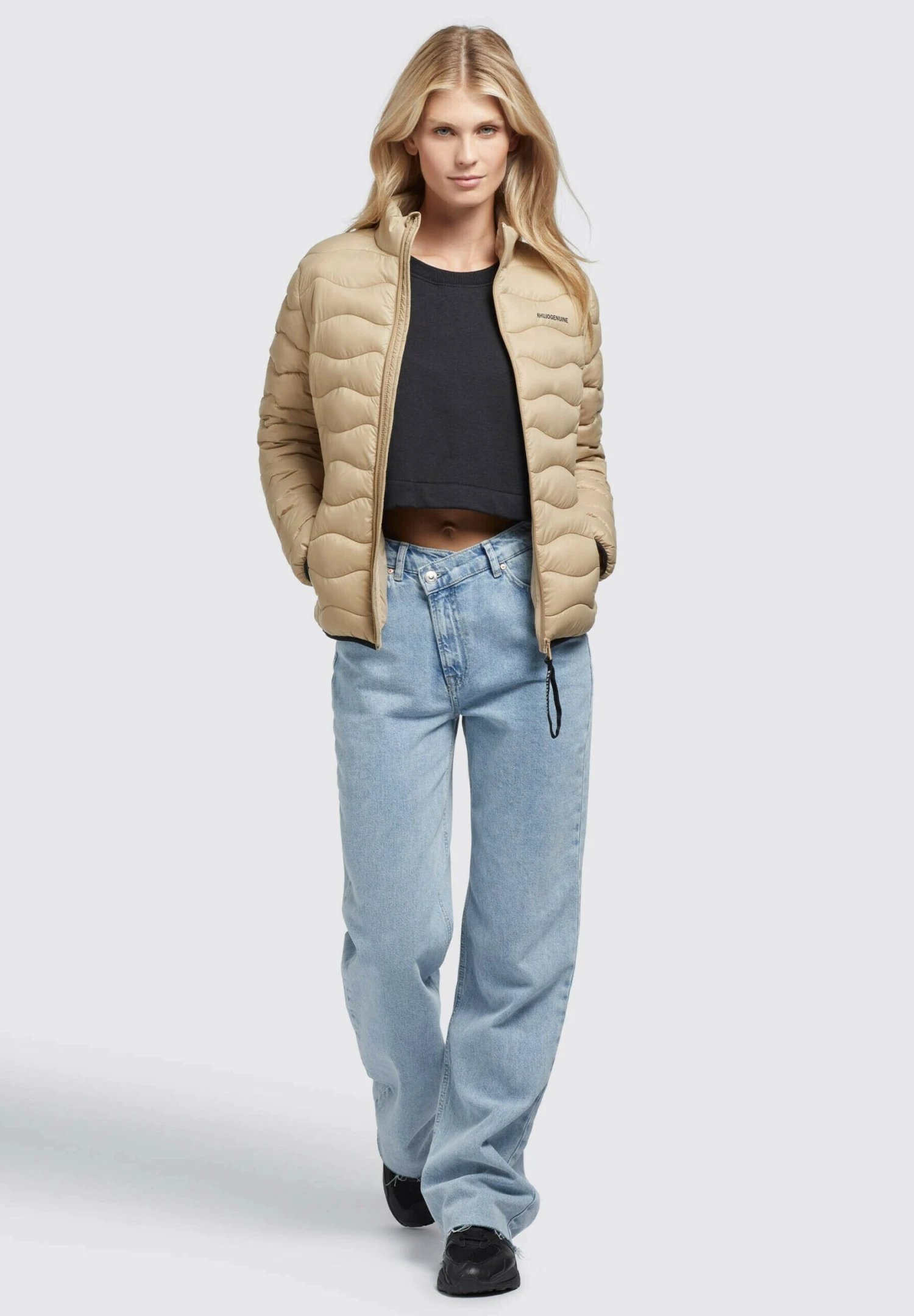 Khujo ELENI - Kurtka Przejściowa - Beige 4 Khujo ELENI - Kurtka Przejściowa - Beige - obrazek 4