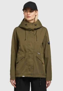 Khujo FRIPS - Kurtka Przejściowa - Dunkeloliv