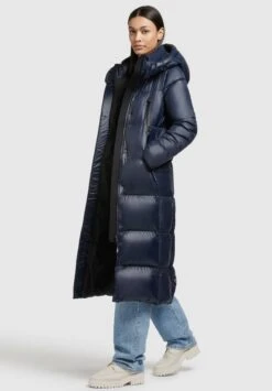 Khujo MELONA SHINY - Płaszcz Zimowy - Dunkelblau 14 Khujo MELONA SHINY - Płaszcz Zimowy - Dunkelblau -Khujo 24d2c2d8729a402e9b4db55220f6bd7d