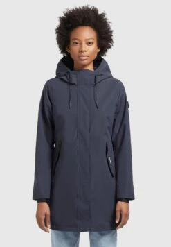 Khujo IZAF - Kurtka Przeciwdeszczowa - Dunkelblau