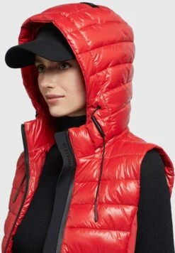 Khujo FABIA SHINY - Kamizelka - Rot 13 Khujo FABIA SHINY - Kamizelka - Rot -Khujo 2669b984d3d24566ac66d3ec27bfb626