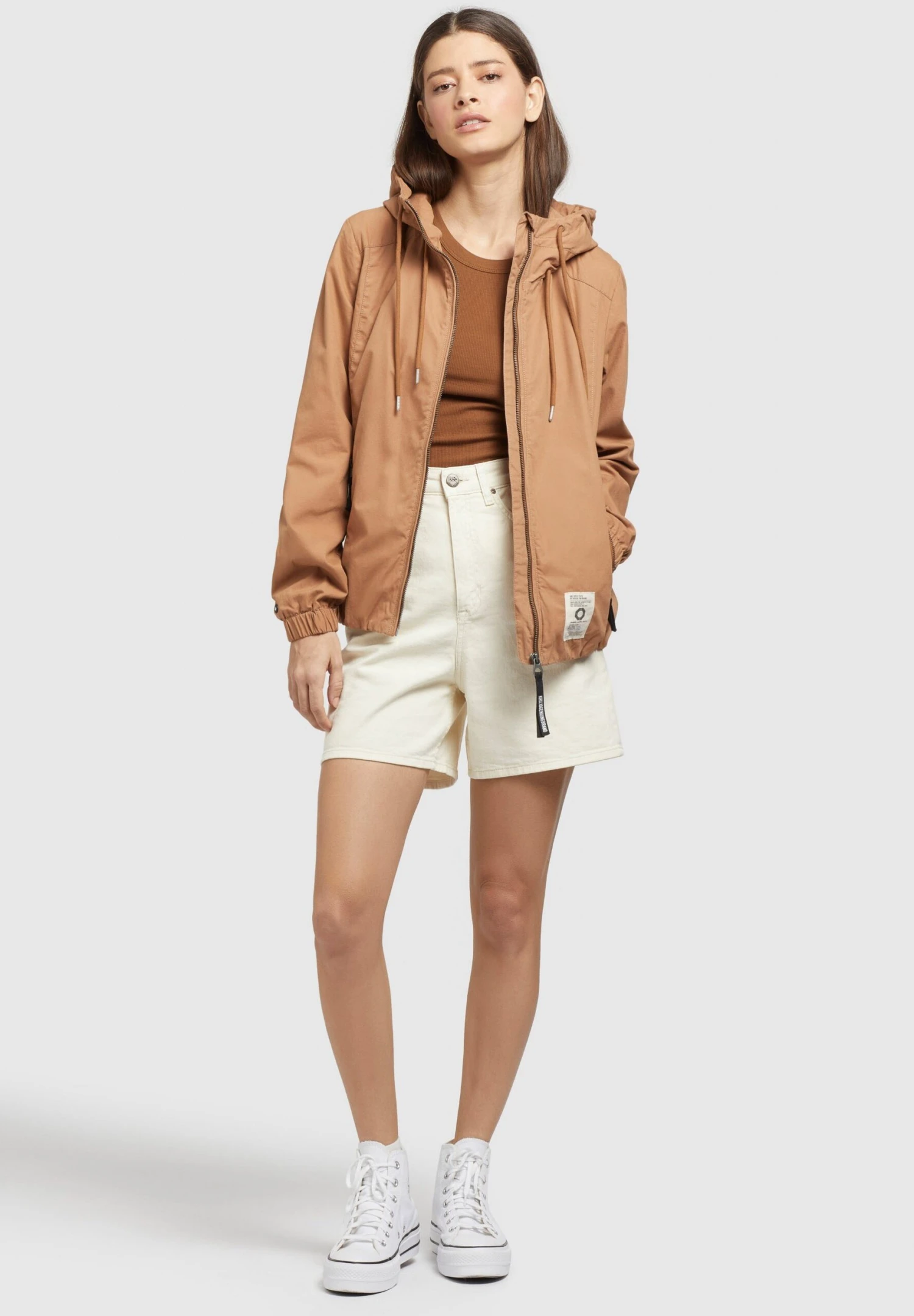 Khujo ROLAVA - Kurtka Wiosenna - Toffee 2 Khujo ROLAVA - Kurtka Wiosenna - Toffee - obrazek 2