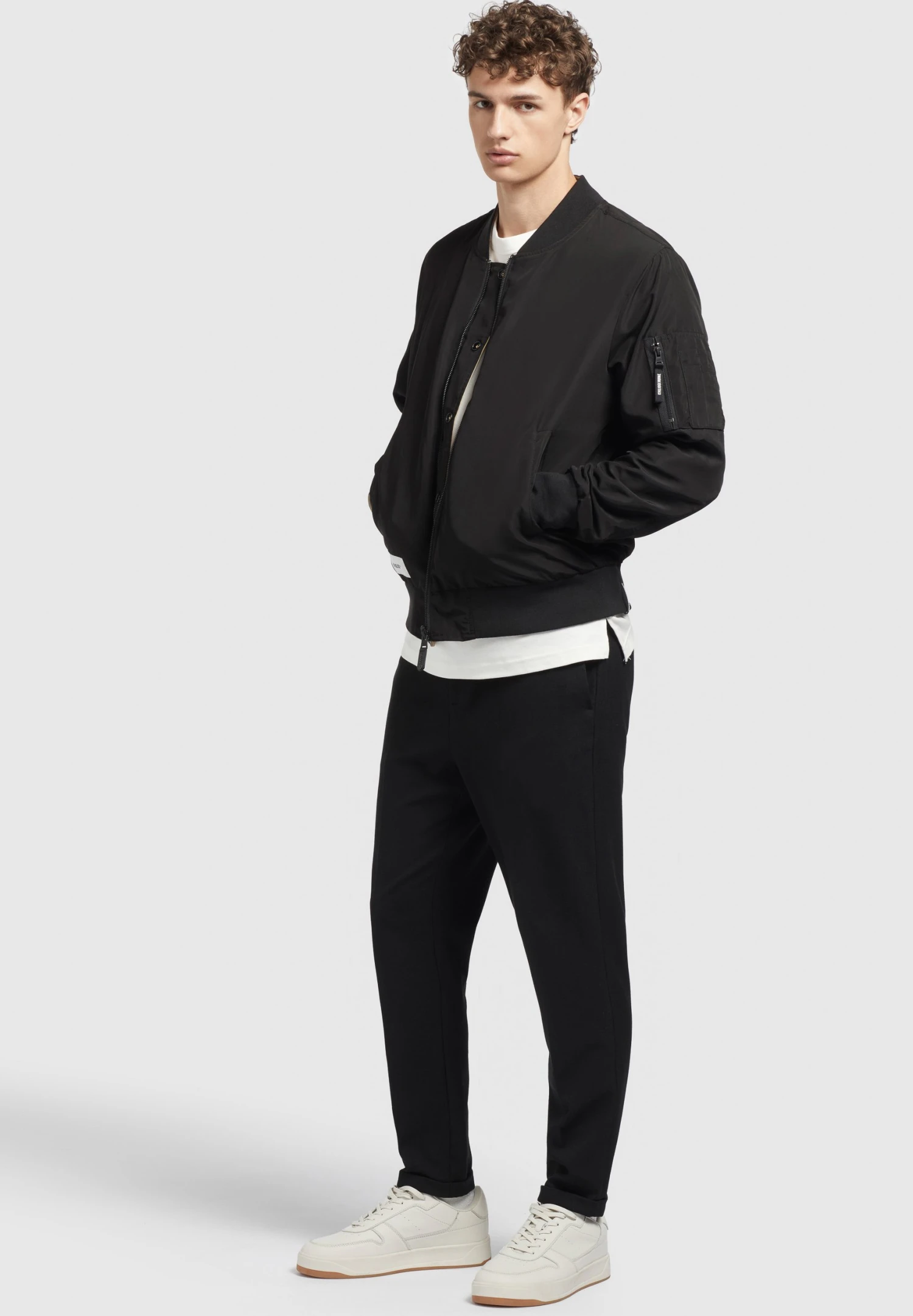 Khujo VELO - Kurtka Bomber - Blk Bei 2 Khujo VELO - Kurtka Bomber - Blk Bei - obrazek 2