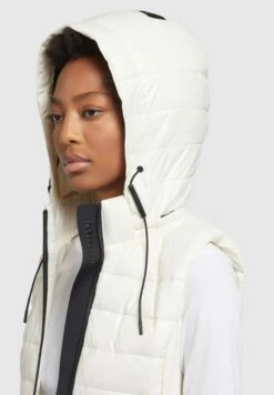 Khujo FABIA SHINY - Kamizelka - Weiß 13 Khujo FABIA SHINY - Kamizelka - Weiß -Khujo 2abe0d02b2b74109a78dd62426f84ef7