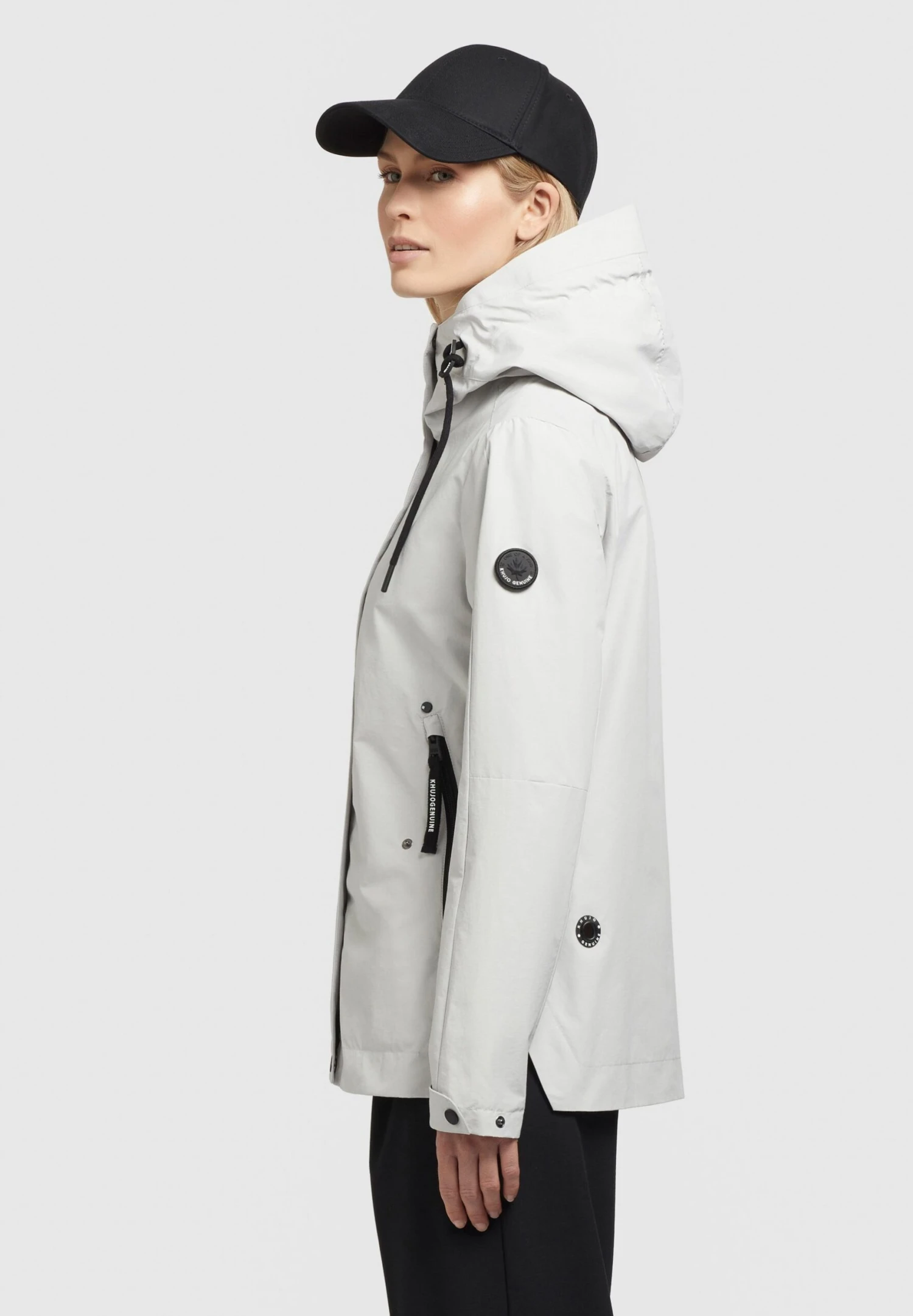 Khujo KAYA - Kurtka Outdoor - Hellgrau 4 Khujo KAYA - Kurtka Outdoor - Hellgrau - obrazek 4