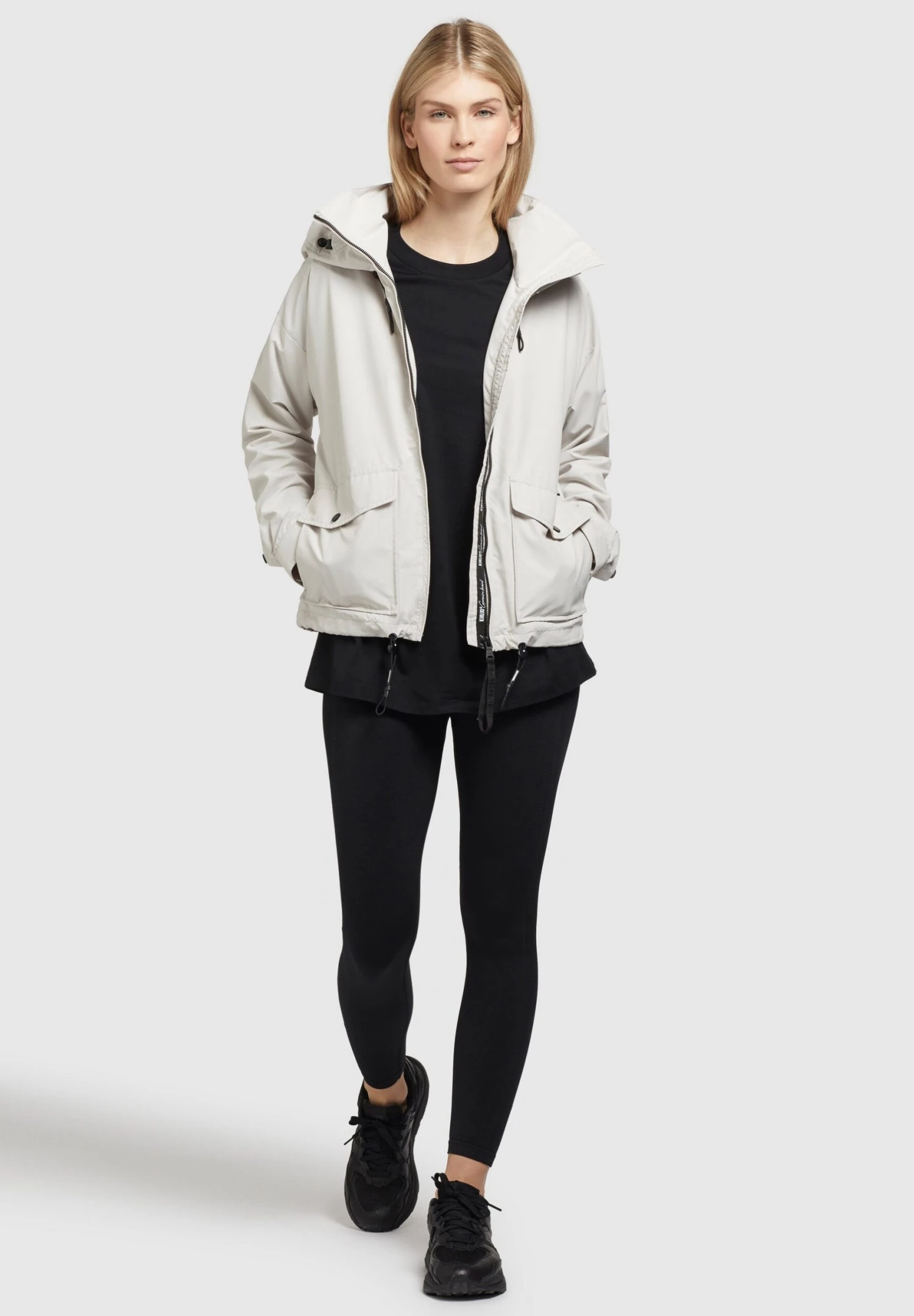 Khujo BLAIR - Kurtka Przejściowa - Hellgrau 2 Khujo BLAIR - Kurtka Przejściowa - Hellgrau - obrazek 2