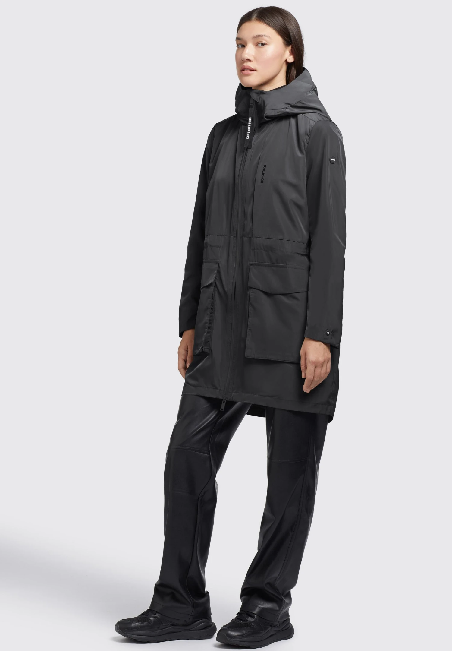 Khujo Mantel GING - Krótki Płaszcz - Schwarz 7 Khujo Mantel GING - Krótki Płaszcz - Schwarz - obrazek 7