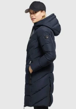 Khujo MUGG - Płaszcz Zimowy - Dunkelblau -Khujo 2ee2eab5927344f78b710a6b483b1370