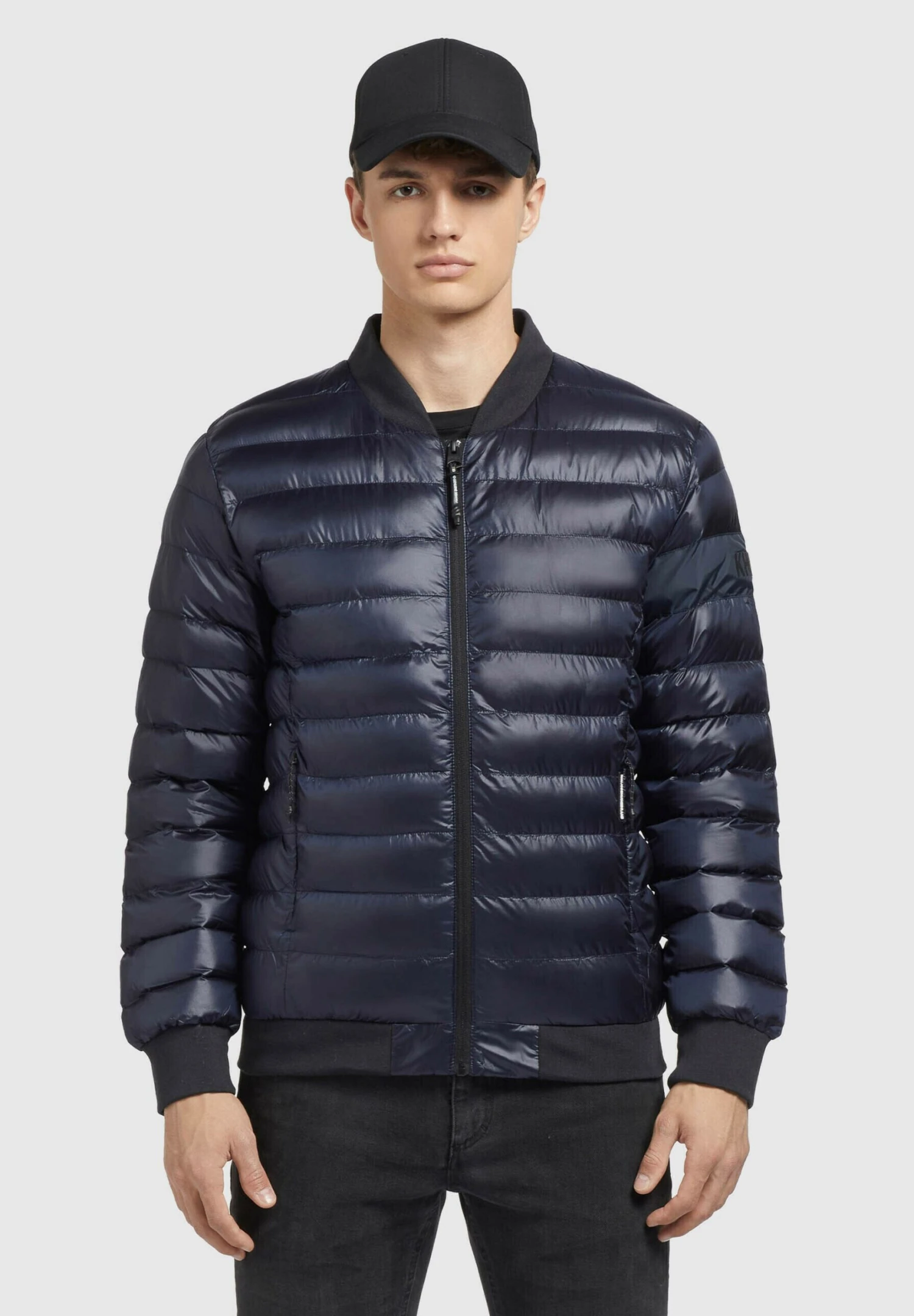 Khujo TOCO SHINY - Kurtka Zimowa - Dunkelblau 1 Khujo TOCO SHINY - Kurtka Zimowa - Dunkelblau