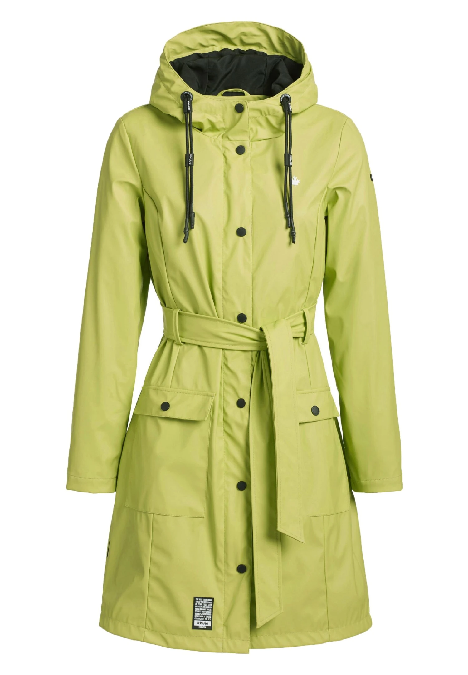 Khujo GLENNA - Kurtka Przeciwdeszczowa - Giftgrün 6 Khujo GLENNA - Kurtka Przeciwdeszczowa - Giftgrün - obrazek 6