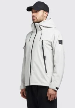 Khujo ADAM - Kurtka Przeciwdeszczowa - Hellgrau -Khujo 36825a6253be408b98cf45ceabbf79ca