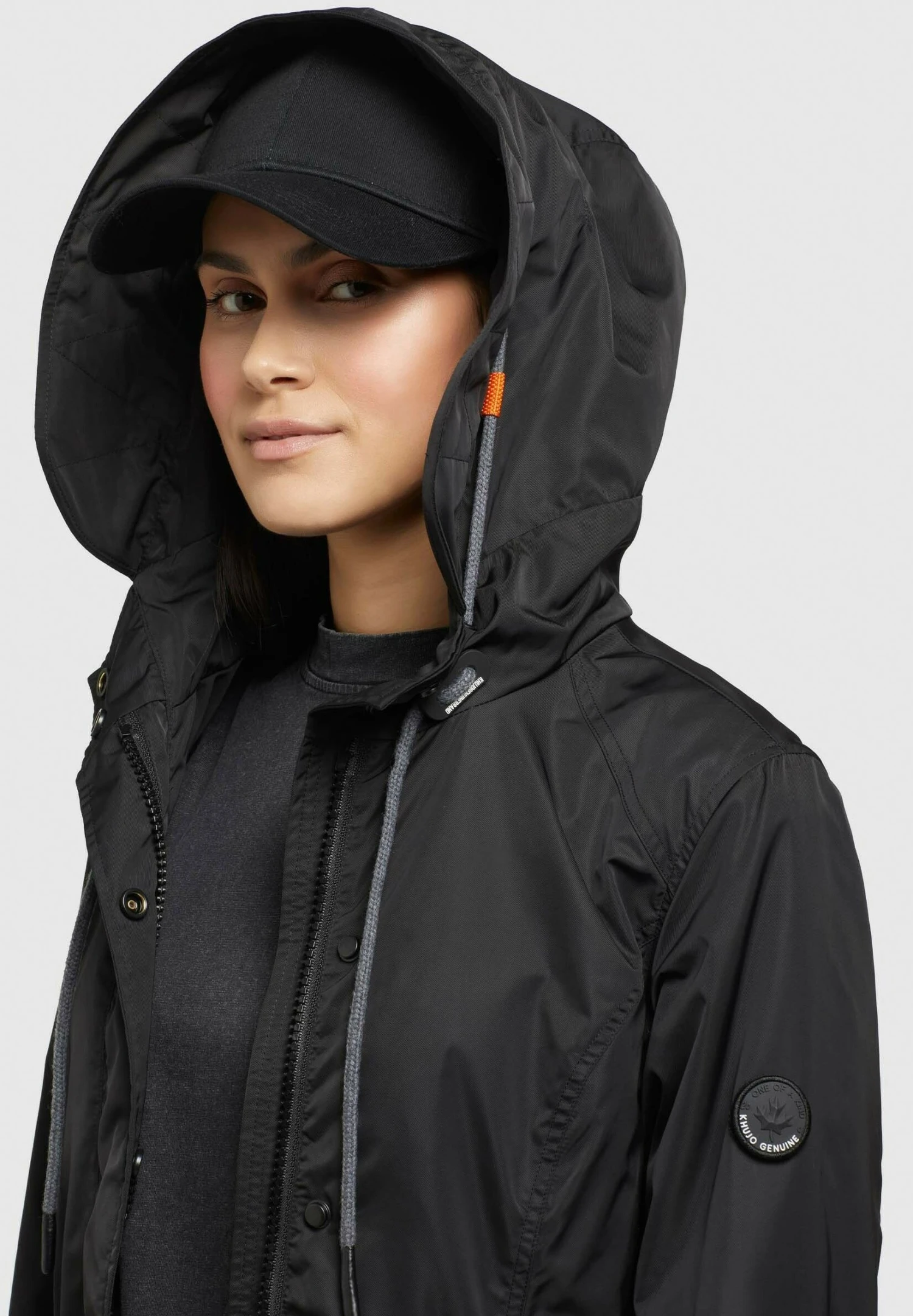 Khujo DEBBY - Kurtka Wiosenna - Schwarz 5 Khujo DEBBY - Kurtka Wiosenna - Schwarz - obrazek 5