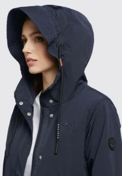 Khujo ADDA - Krótki Płaszcz - Dunkelblau -Khujo 3b6092cab4824b2284e9307dcaf0d5ae