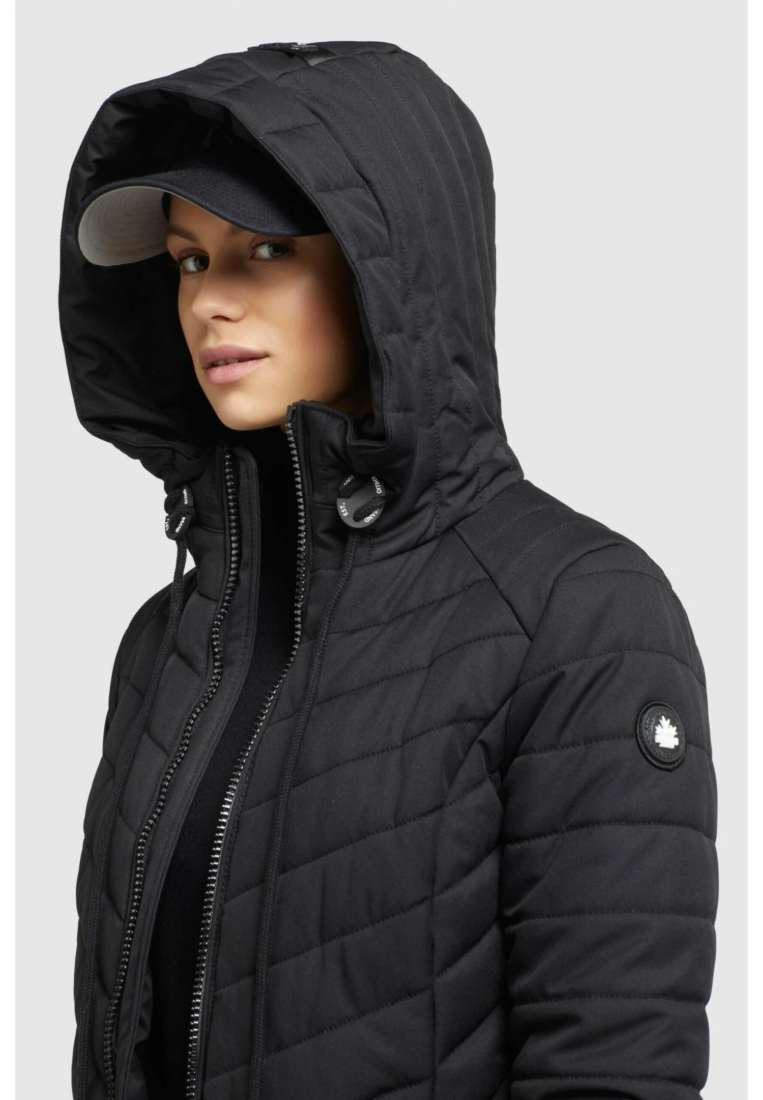 Khujo NITA STRUCTURED - Płaszcz Zimowy - Schwarz 5 Khujo NITA STRUCTURED - Płaszcz Zimowy - Schwarz - obrazek 5