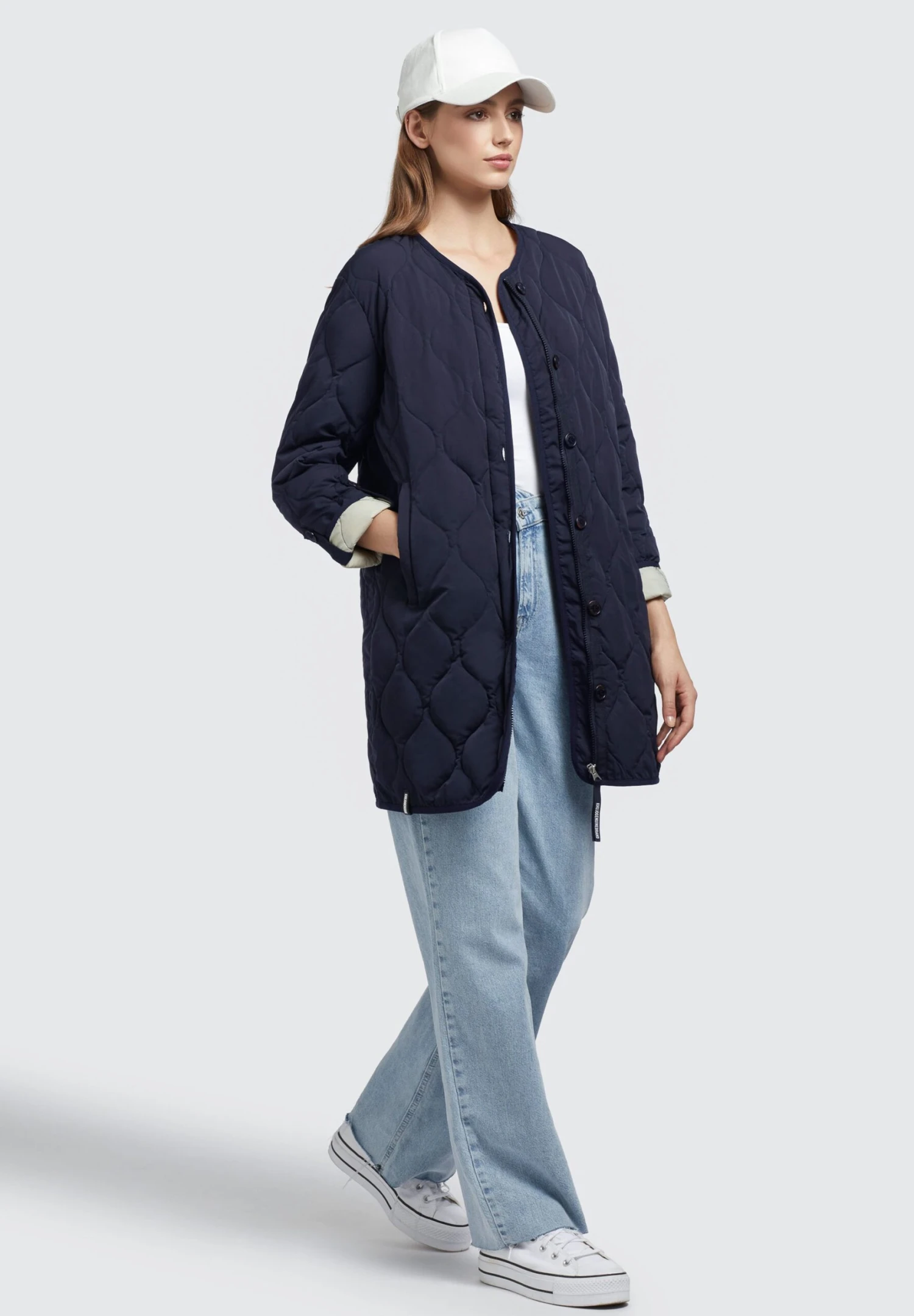 Khujo SIRA - Płaszcz Zimowy - Dunkelblau 2 Khujo SIRA - Płaszcz Zimowy - Dunkelblau - obrazek 2