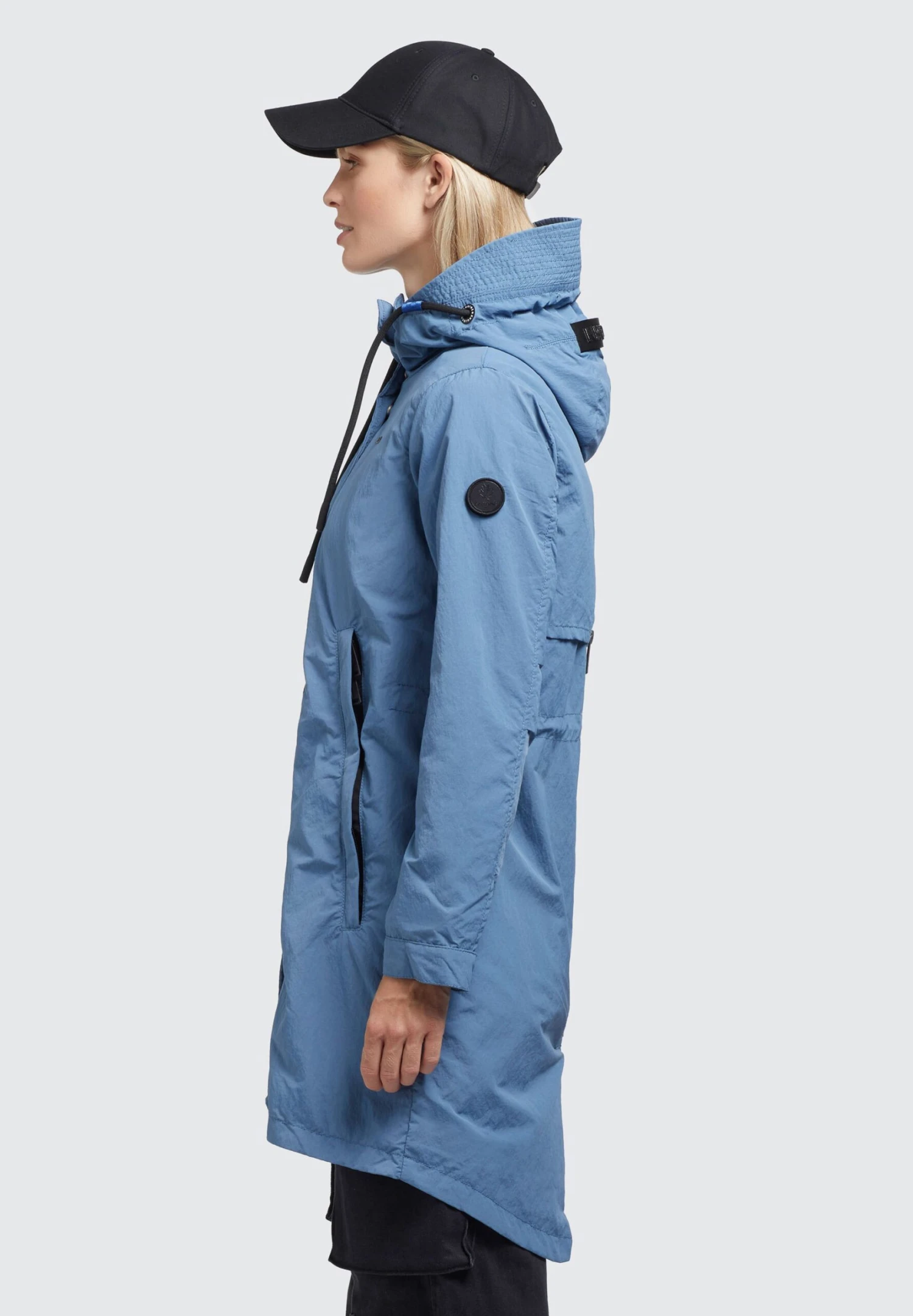 Khujo ADDA - Krótki Płaszcz - Blau 3 Khujo ADDA - Krótki Płaszcz - Blau - obrazek 3