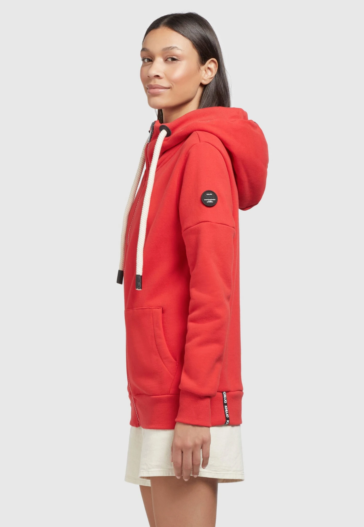 Khujo SALOMEA - Bluza Rozpinana - Rot 4 Khujo SALOMEA - Bluza Rozpinana - Rot - obrazek 4