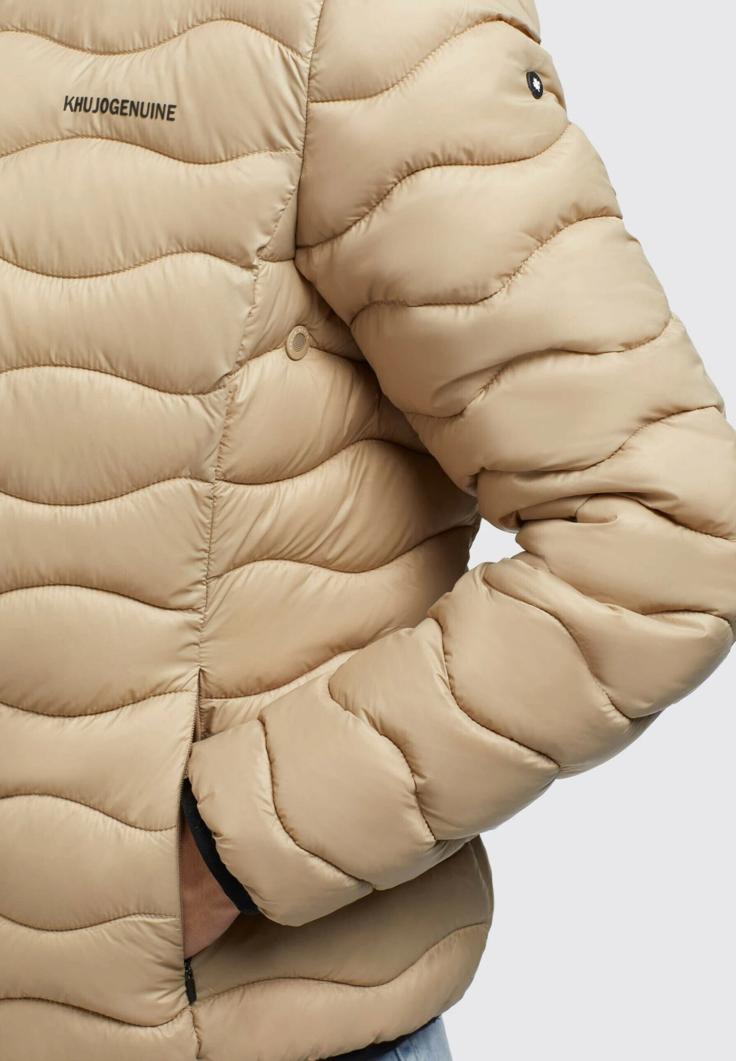 Khujo ELENI - Kurtka Przejściowa - Beige 7 Khujo ELENI - Kurtka Przejściowa - Beige - obrazek 7