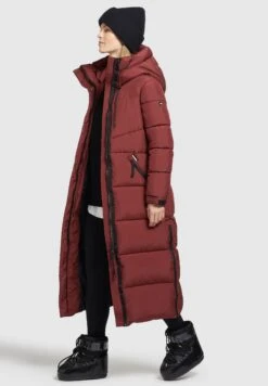 Khujo SHIMANTA2 - Płaszcz Zimowy - Rostrot -Khujo 4cbd1ef2525f4716a2ba6229883484ef