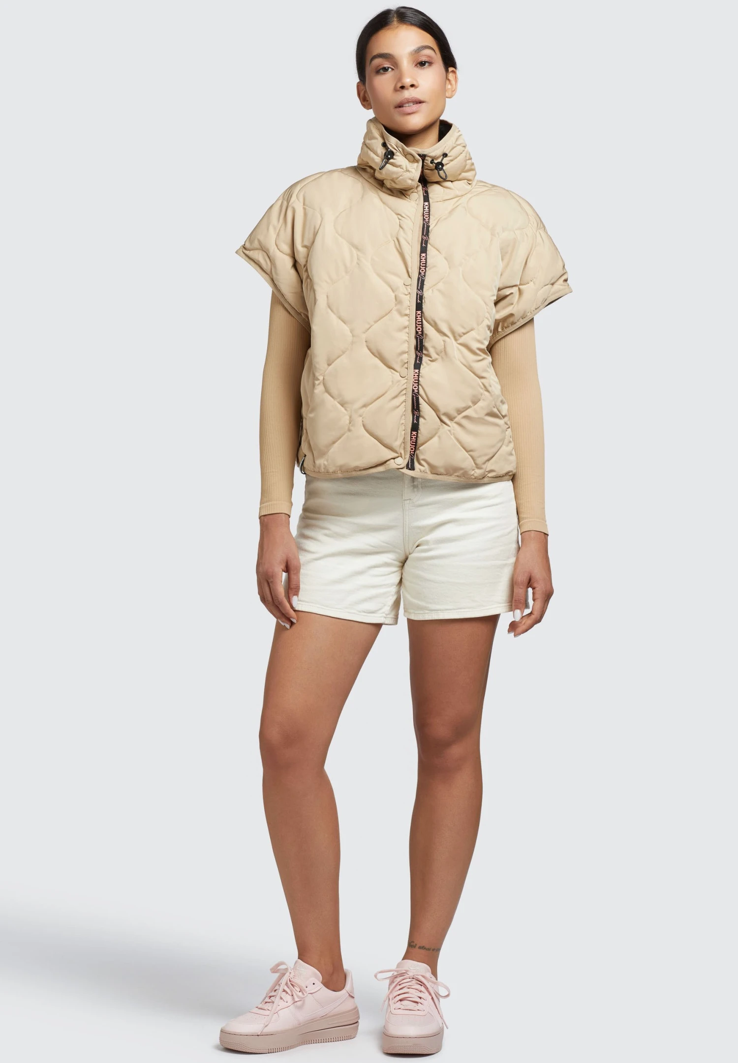 Khujo ERY - Kurtka Przejściowa - Beige 2 Khujo ERY - Kurtka Przejściowa - Beige - obrazek 2