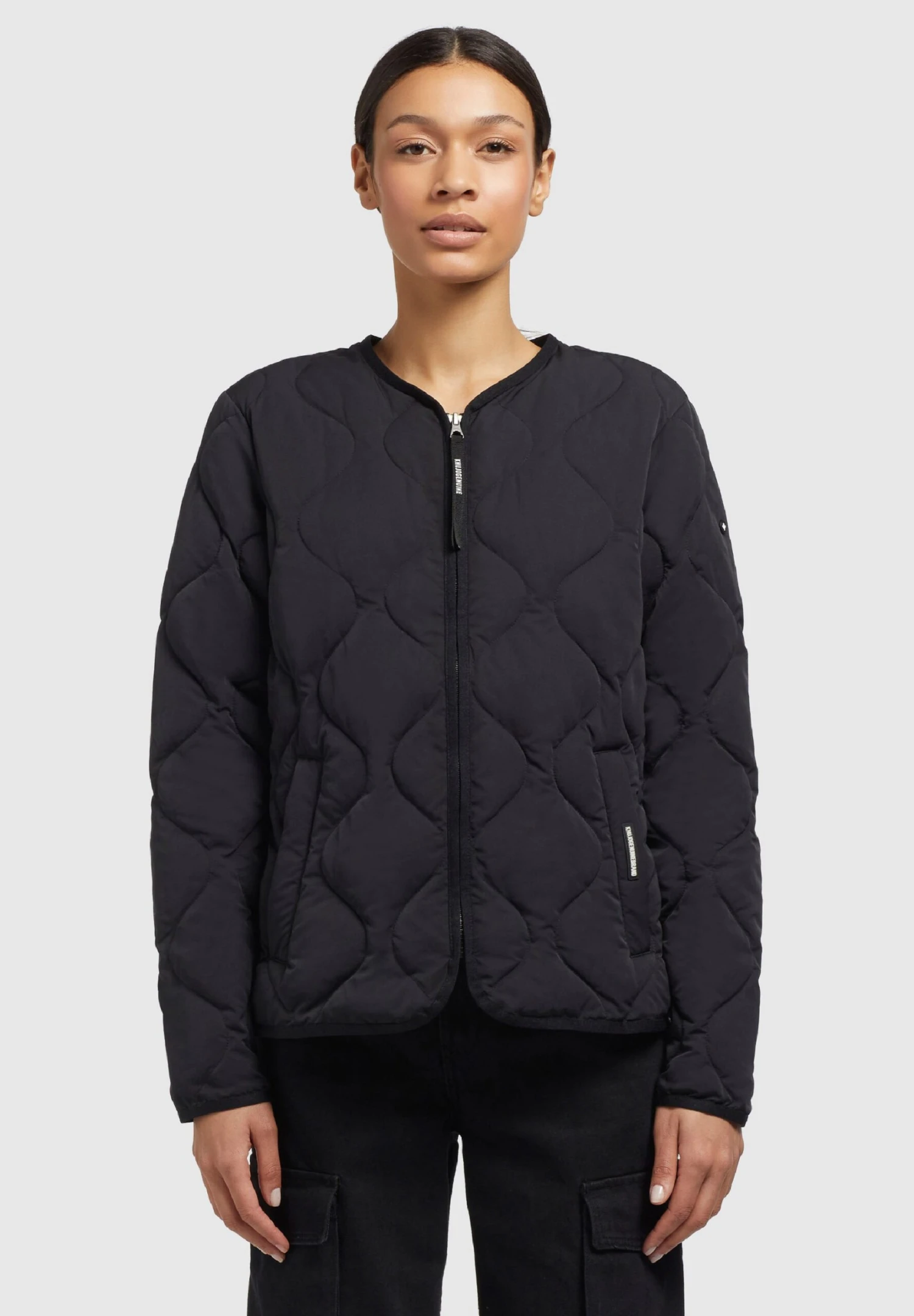 Khujo ALMA - Kurtka Przejściowa - Schwarz 1 Khujo ALMA - Kurtka Przejściowa - Schwarz