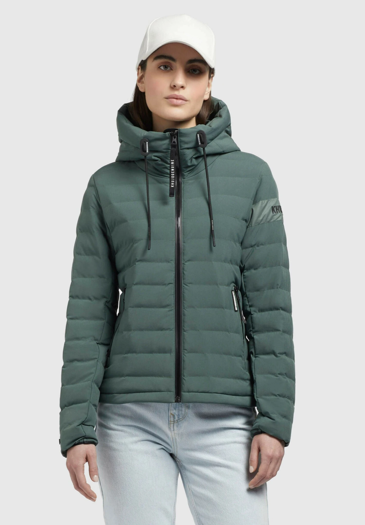 Khujo LOVINA MATT - Kurtka Zimowa - Kupfergrün 1 Khujo LOVINA MATT - Kurtka Zimowa - Kupfergrün