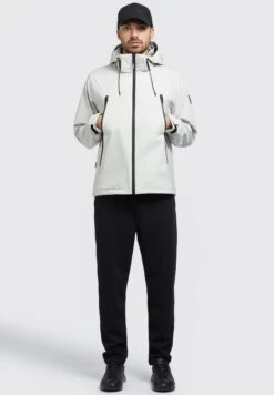 Khujo ADAM - Kurtka Przeciwdeszczowa - Hellgrau -Khujo 5bdac6b28a8b45baab1bf61cb6e79322